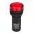 SCHRACK BZ501215-B Kompakt jelzőlámpa, LED, 230V AC/DC, piros