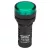 SCHRACK BZ501218-B Kompakt jelzőlámpa, LED, 230V AC/DC, zöld
