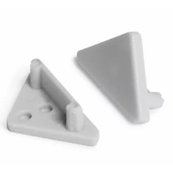   TOPMET C9980022 LED profil CABI12E végzáró szett szürke (2db/cs)