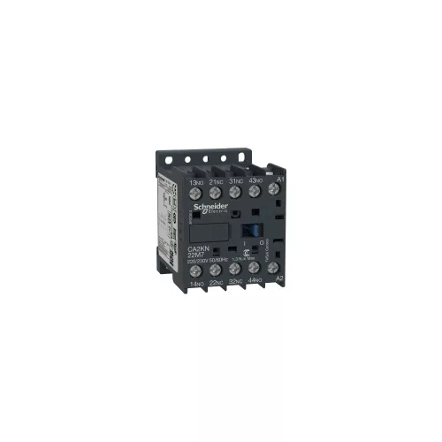 SCHNEIDER Segédkapcsoló 2 záró, 2 nyitó, AC, 50/60 Hz - CA2KN22M7