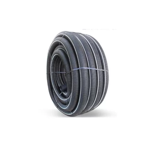 BLACKCOR CR10040G4 Gégecső D40 duplafalú fekete 50m/tekercs