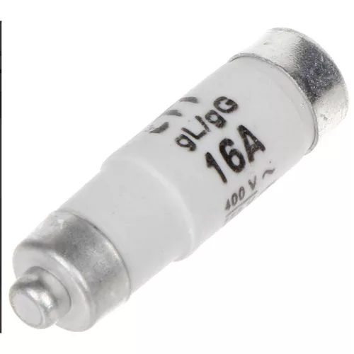BIZTOSÍTÉK D01 16A Biztosító betét D01 16A gG 400V 10db/csomag