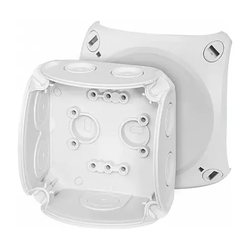 HENSEL DK0200GZ Kötődoboz falonkívüli 93mmx 93mmx 62mm szürke műanyag IP66