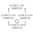 HENSEL DK0600GZ Kötődoboz falonkívüli 130mmx 130mmx 77mm szürke műanyag IP66