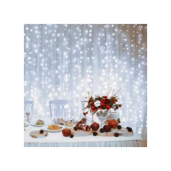SOMOGYI DLF 400/WH LED-es fényfüggöny, 2x2m hidegfehér