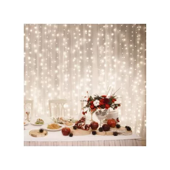   SOMOGYI DLF 600/WW LED-es fényfüggöny, 2x3m 600LED sorolható