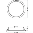 LEDVANCE DL IP44 DN 165 13W 840 WT lámpatest 4058075703087