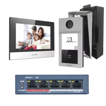 Hikvision DS-KIS604-S(C) IP videó kaputelefon szett
