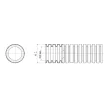 GEWISS DX10016R50 Gégecső 16/50 szürke LP16 KGK416