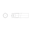 GEWISS DX24920 Védőcső MüII tokos 3m UV-álló 20mm/16,9mm PVC szürke merev RK9