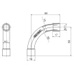 GEWISS DX40116 Könyök MÜII 90° 16mm-átmérő