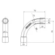 GEWISS DX40120 Könyök MÜII 90° 20mm-átmérő