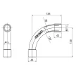 GEWISS DX40140 Könyök MÜII 90° 40mm-átmérő