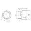 GEWISS DX43220 MÜII 20 - Kötődobozhoz M20x1,5 tömszelence IP67 csőadapter