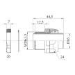 GEWISS DX54016 Lágy PVC spirálcső tömszelence 16-es M20x1,5