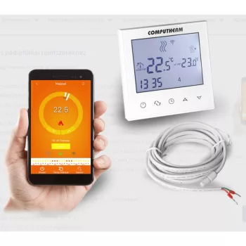   COMPUTHERM E280 Wi-Fi termosztát radiátoros és padlófűtési rendszerekhez, fehér