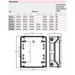 ETI ECH-24PT, kültéri műanyag szekrény, 24 modul, IP65 1101063