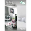 SCHNEIDER EPH0100121 Asfora Egy pólusú kapcsoló, rugós bekötés, fehér