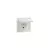 SCHNEIDER EPH3100321 Asfora Aljzat, gyermekvédelemmel, csapfedeles - IP44, fehér 2P+F