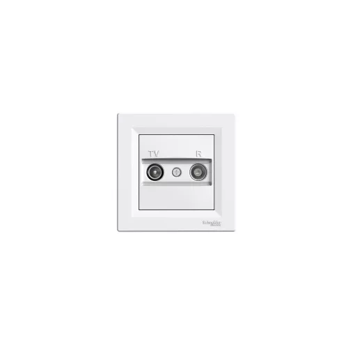 SCHNEIDER EPH3300221 Asfora TV/R aljzat, átmenő, 4 dB, fehér