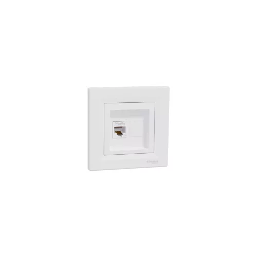 SCHNEIDER EPH4300121 Asfora UTP aljzat, fehér 1xRJ45 Cat5e