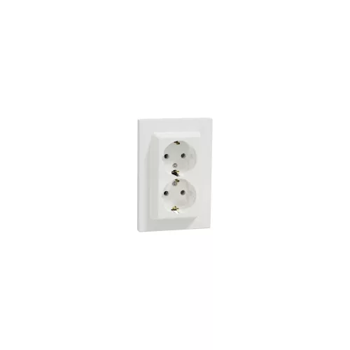 SCHNEIDER EPH9900121 Asfora Aljzat, csavaros bekötés, fehér 2x2P+F
