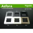 SCHNEIDER EPH9900121 Asfora Aljzat, csavaros bekötés, fehér 2x2P+F