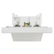 SCHNEIDER EPH9900121 Asfora Aljzat, csavaros bekötés, fehér 2x2P+F