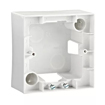 SCHRACK EV105006 Falon kívüli szerelődoboz, 1-es, fehér