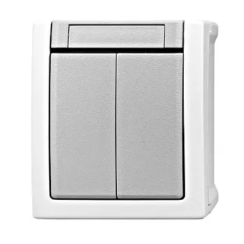   SCHRACK Falon kívüli csillárkapcsoló, rugós csatlakozás, IP54 - EV210009