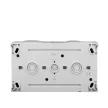 SCHRACK EV211014 VISIO falon kívüli dupla dugaljzat, vízszintes, rugós, IP54