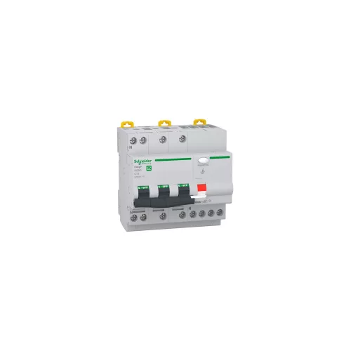 SCHNEIDER EZ9D55710 EASY9 PRO Áramvédős Kismegszakító 6kA, A osztály, 3P-N, C, 10A, 30mA