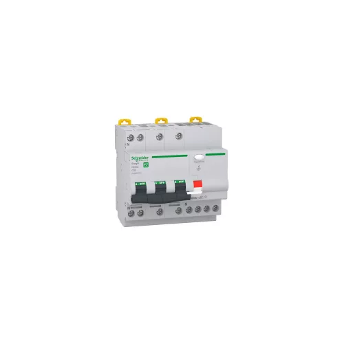 SCHNEIDER EZ9D55720 EASY9 PRO Áramvédős Kismegszakító 6kA, A osztály, 3P-N, C, 20A, 30mA
