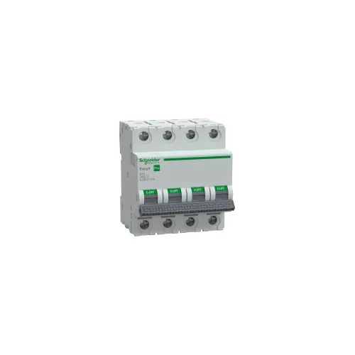 SCHNEIDER EZ9F27416 EASY9 PRO Kismegszakító 6kA, 4P, B, 16A