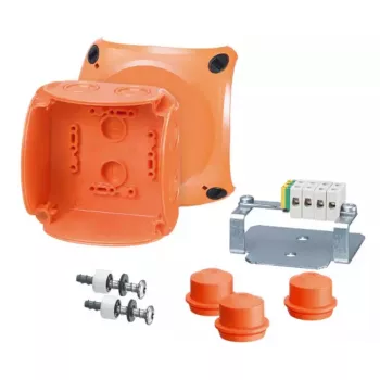 HENSEL FK0402 Tűzálló kötődoboz 104mmx104mmx70mm sorkapoccsal