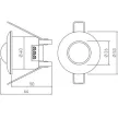 GTV GTV-CR-CR5M00-00 Mozgásérzékelő mini 360° fehér süllyeszthető