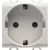 GEWISS GW10241 Csatlakozó aljzat 3P 16A 2P+PE 2M Germany