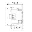 GEWISS GW10241 Csatlakozó aljzat 3P 16A 2P+PE 2M Germany
