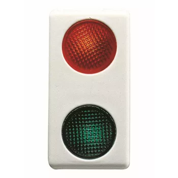   GEWISS GW20607 System jelzőlámpa modul moduláris 1M 230V modultartó műanyag fényes fehér IP41