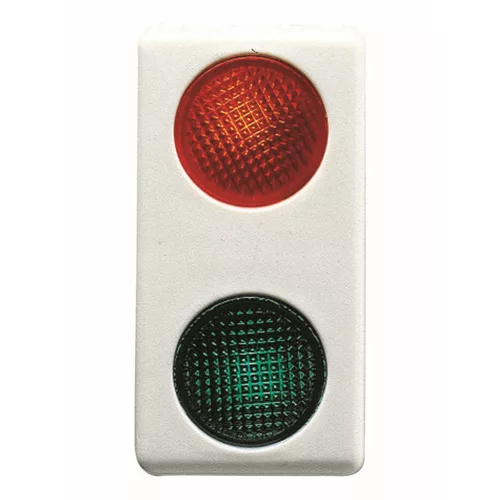 GEWISS GW20607 System jelzőlámpa modul moduláris 1M 230V modultartó műanyag fényes fehér IP41