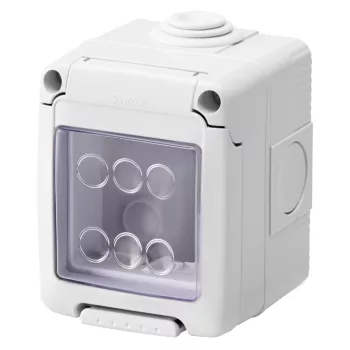 GEWISS GW27042 Szerelvénydoboz falon kívüli 2modul IP55