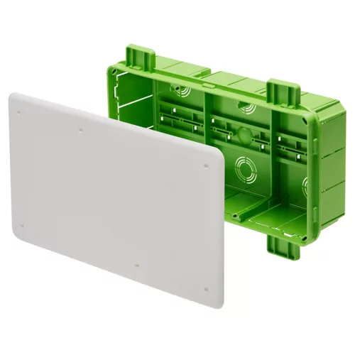 GEWISS GW48007PM Süllyesztett kötő-/szerelvénydoboz DIN-sínnel téglalap 294mm x 152mm x műanyag