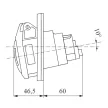 GEWISS GW62220H Beépíthető aljzat 32A 4P