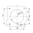 GEWISS GW62220H Beépíthető aljzat 32A 4P
