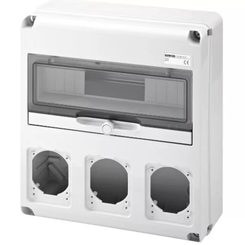 GEWISS GW68005N Kombinációs doboz 12mod. 3 dughely IP65