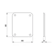 GEWISS GW68293 Vakfedél IEC309 dugaljakhoz 32A IP65