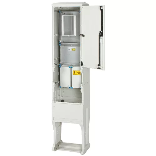 HENSEL HB3008FE-U 1/3F Mérőszekrény 1xM80A földkábeles álló 1-szintes 1-mérőhely 1M szerelőlapp