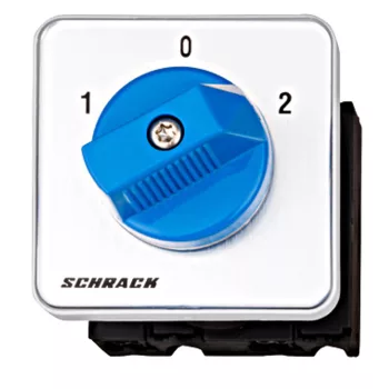   SCHRACK Átkapcsoló, 1-0-2, központi rögzítésű, 20A, 1p, M10HZ - IN026120