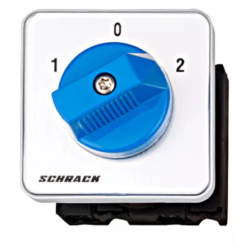SCHRACK Átkapcsoló, 1-0-2, központi rögzítésű, 20A, 1p, M10HZ - IN026120