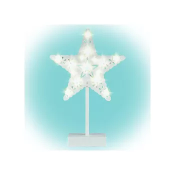   SOMOGYI KAD 20 STAR csillag asztaldísz, 20 db LED, ABS műanyag, 25 x 39 cm